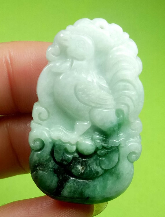 10% OFF- Certified Natural Icy Jadeite Emerald A*… - image 3
