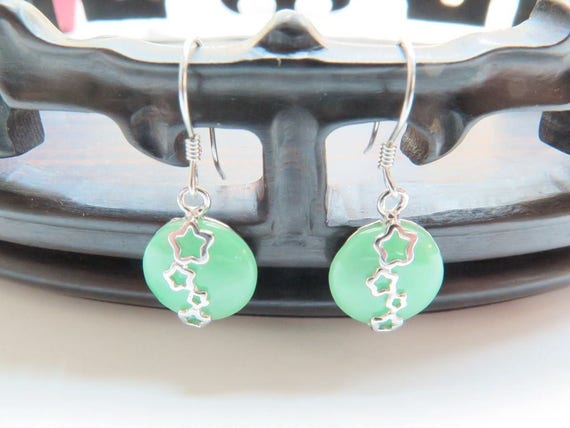 10% OFF- 2 pcs-Certified Natural Jadeite Emerald … - image 4