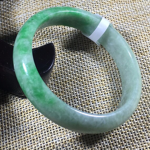 505152 mm Certified Natural Jadeite Emerald Jade Bangle\u300aGrade A\u300bWS5697 10/% OFF