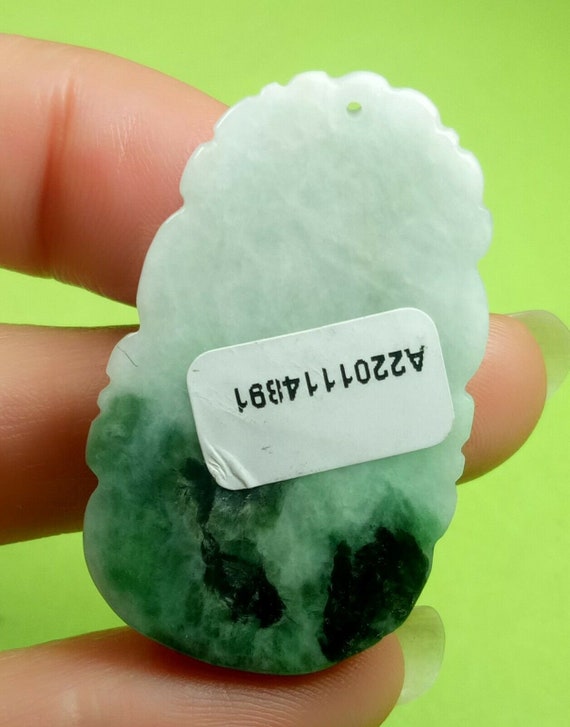 10% OFF- Certified Natural Icy Jadeite Emerald A*… - image 7