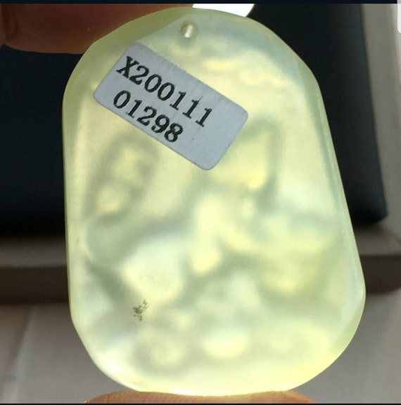 10% OFF- Certified Natural Ice Jadeite Emerald Ja… - image 7