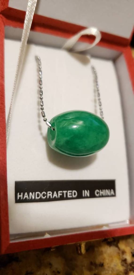 10% OFF- Certified Natural Ice Jadeite Emerald A … - image 1