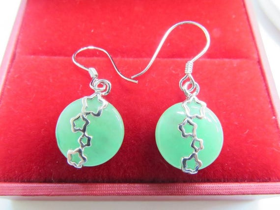 10% OFF- 2 pcs-Certified Natural Jadeite Emerald … - image 2