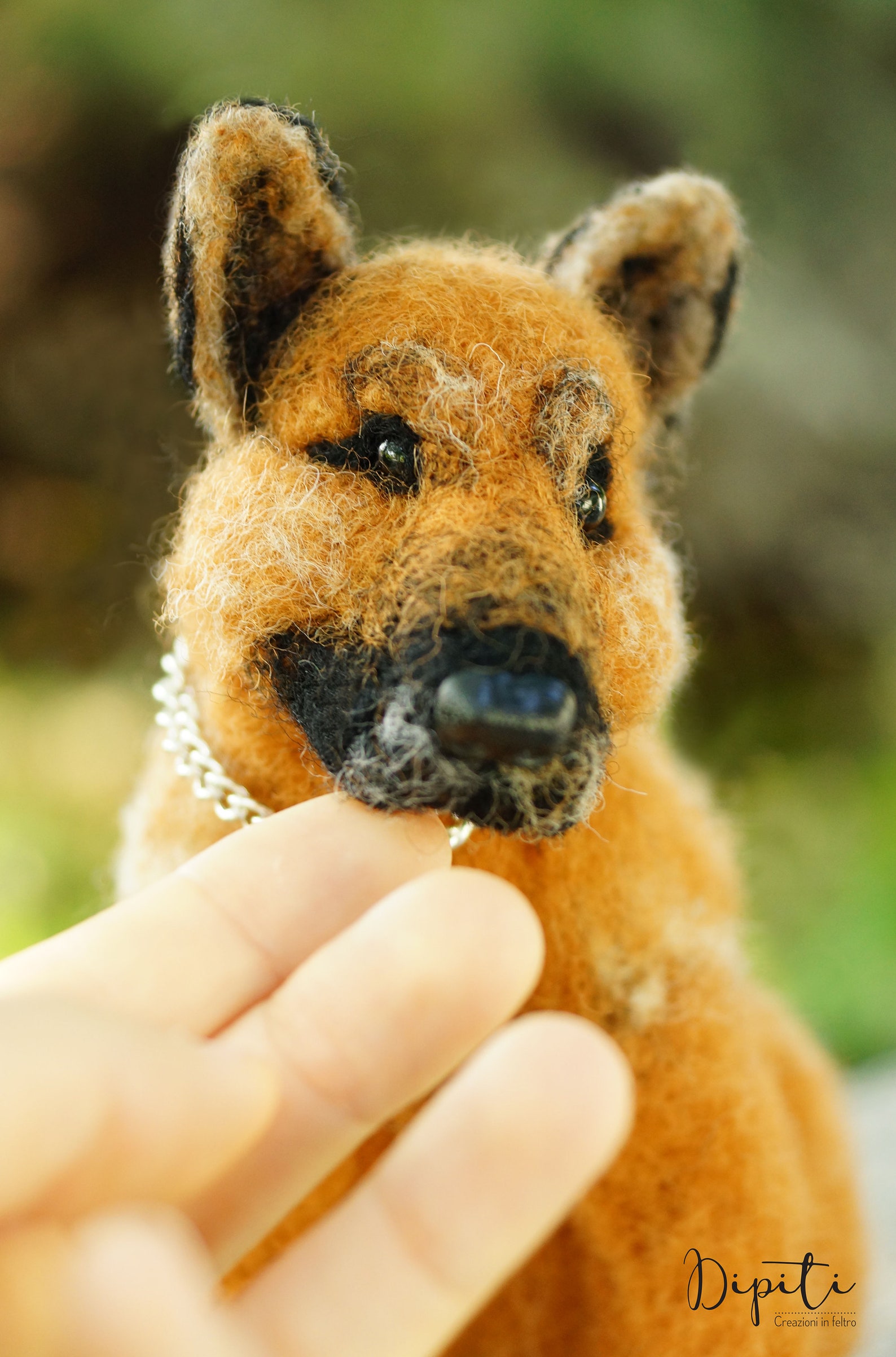 Needle Felted German Shepherd Dog Dog Felt Plush Etsy UK
