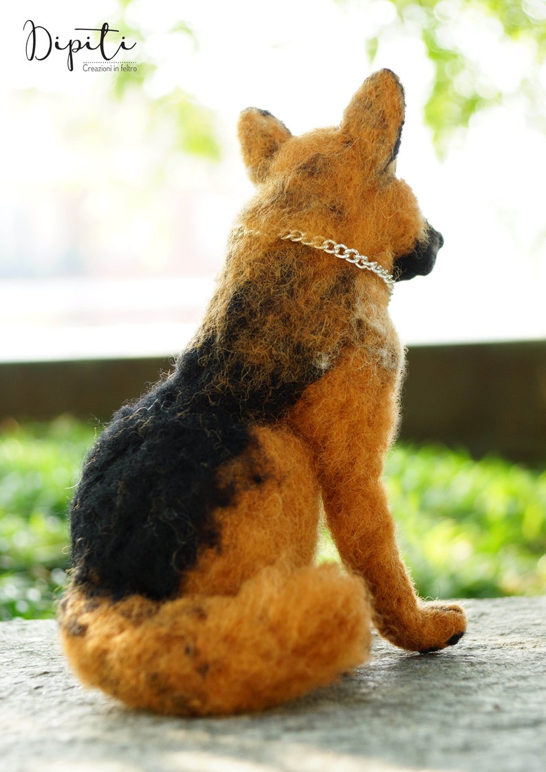 Needle Felted German Shepherd Dog Dog Felt Plush Etsy UK