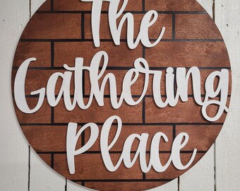 The Gathering Place Door Hanger