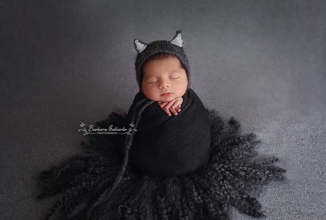 LDA Get Fresh Costume Bébé Nouveau-Né En Laine – Tenue Photo Tricot Mignon – 0-3 Mois – Idéal Anniversaire Et Fête