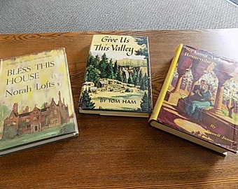 3 Vintage Retro Books - Romance - Cool Covers