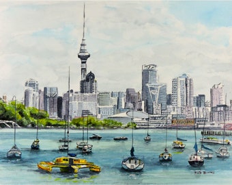 Auckland Flotilla and Skyline
