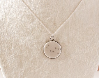 Silver Gemini Zodiac Necklace, Constellation Necklace, Gemini Zodiac Sign, Zodiac Coin Necklace, Astrology Necklace, Horoscope Necklace