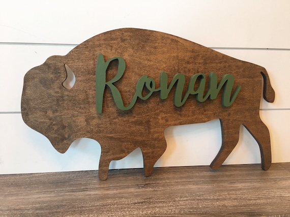 buffalo nursery decor