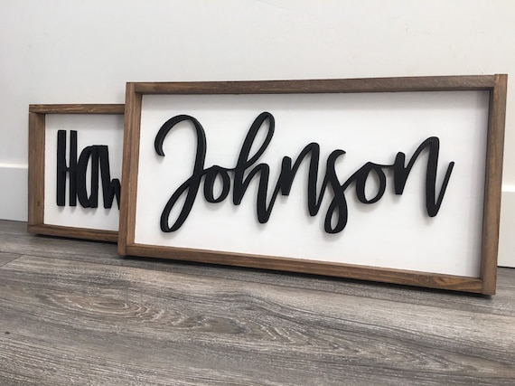 rustic name signs nursery