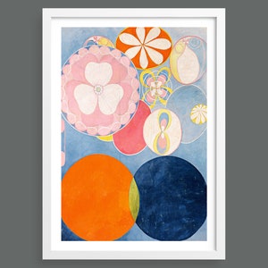 Hilma af Klint, The Ten Largest, No. 2, Childhood | Abstract Art, Home Decor, Fine Art Reproduction | Wall art poster print | Modernist