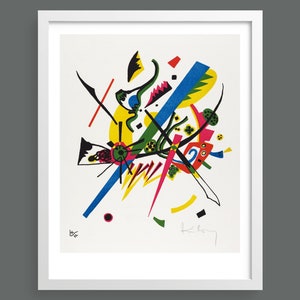 Small Worlds I (Kleine Welten I) by Vasily Kandinsky | Abstract modern art | Fine art reproduction print | Bauhaus