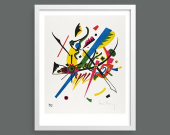 Small Worlds I (Kleine Welten I) by Vasily Kandinsky | Abstract modern art | Fine art reproduction print | Bauhaus