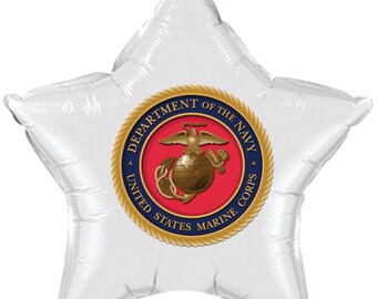 Air Force Star Shaped 18in Mylar Balloon Wing Design Printed Party supplies fast shipping