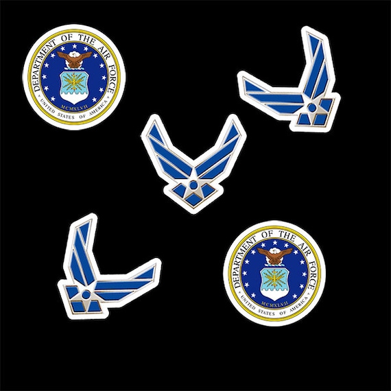 AIR FORCE PROUDStar Shaped 18in Mylar Balloon Wing Design Printed Party supplies fast shipping