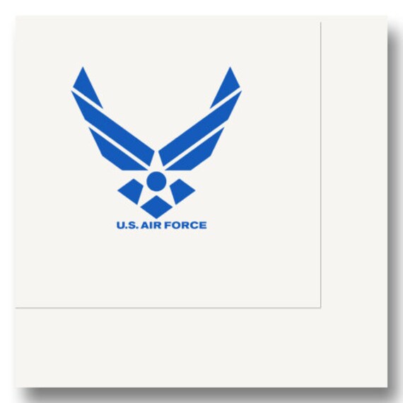 Air Force Party Supplies Beverage Napkins 16 Pkg Military Etsy