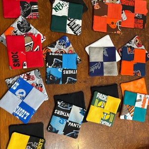 NFL Coasters; set of 4