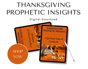 Profetiska insikter om Thanksgiving Utskrivbara Thanksgiving | Thanksgiving-kort | Thanksgiving-mall