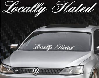 Built Not Bought Vinyl Decal Sticker JDM Euro stance tuner project show style