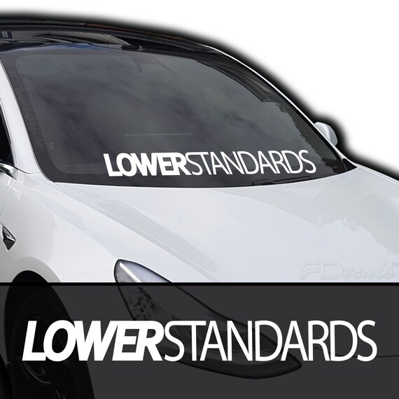 Windshield cheap banner decal