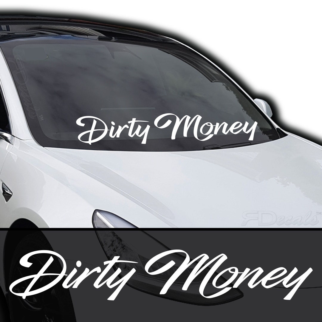  U.S. Dollar. Gift. Money. Money Bumper Sticker Window Vinyl  Decal 5 : Automotive