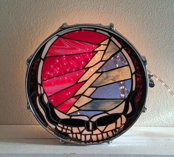 Grateful Dead Drum LampGrateful Dead Art Etsy
