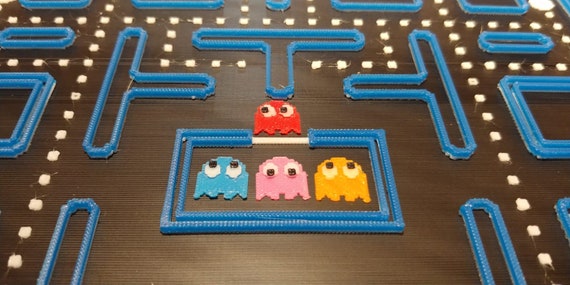Pac Man Gameframe Etsy