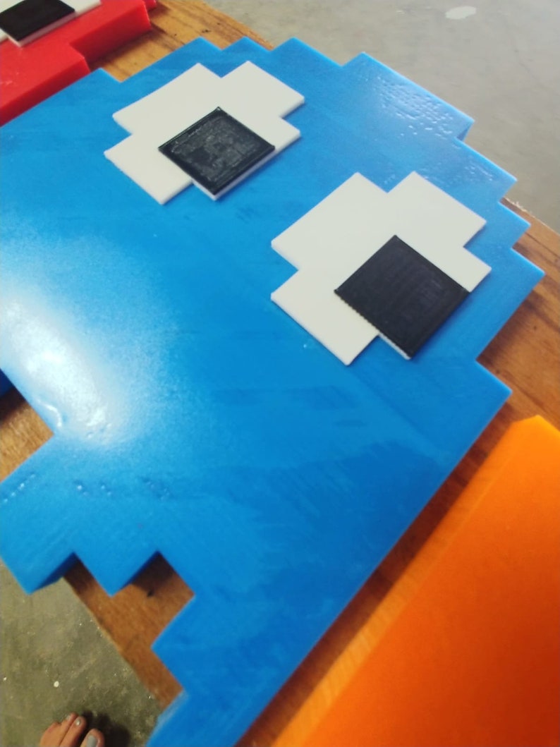 Large Pac Man Wall Art Etsy