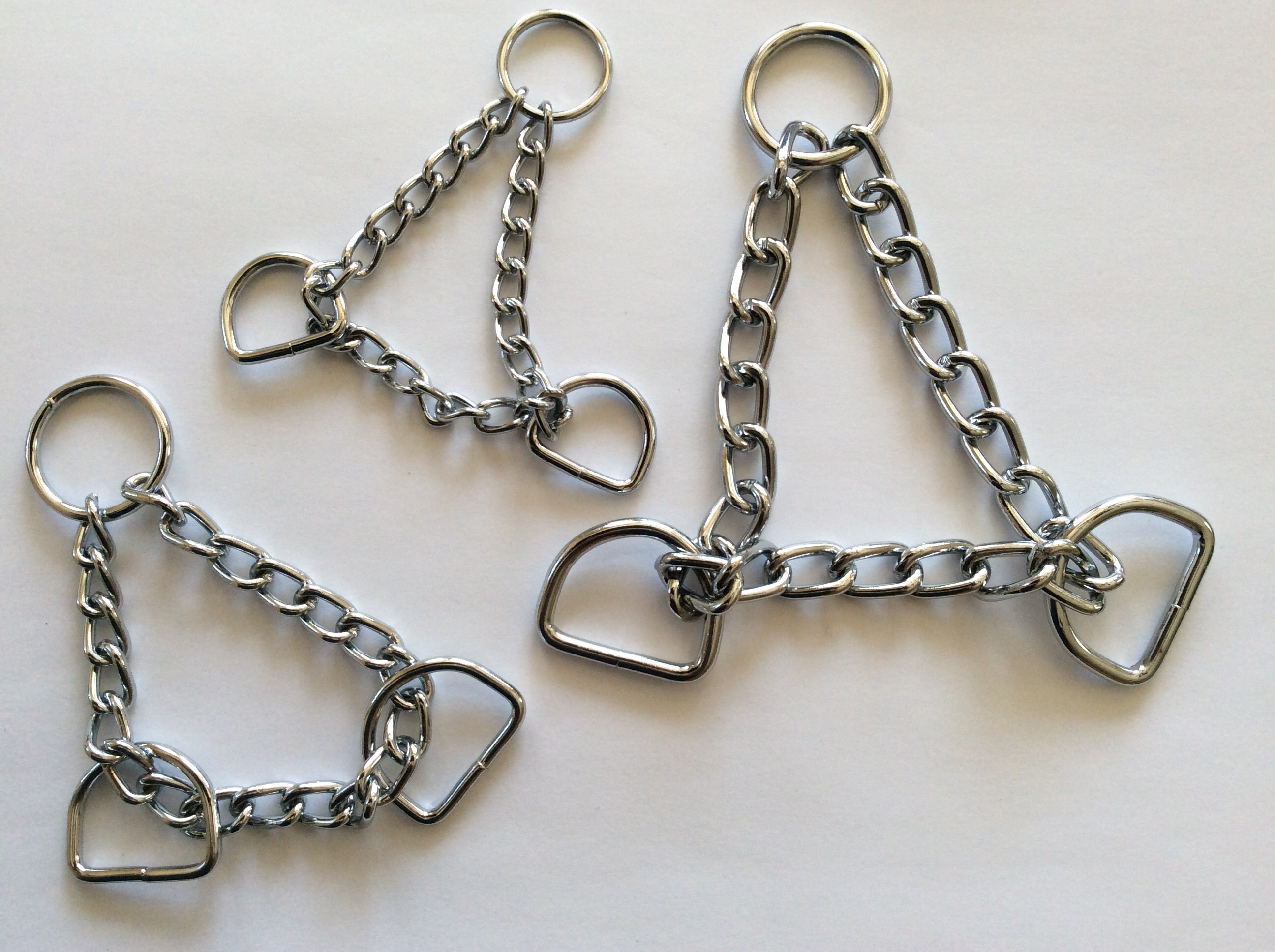 D Ring Martingale Chain Hardware Supplies Small Medium Etsy Canada