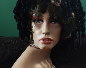 Manekin do ekspozycji akcesoriów i produktów, Manekin do kapelusza, Manekin vintage, dekoracja sklepu, Głowa manekina żeńskiego w kolorze skóry, Tanya 4