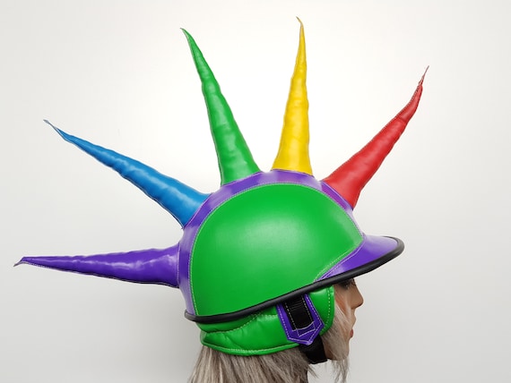 rainbow dash bike helmet