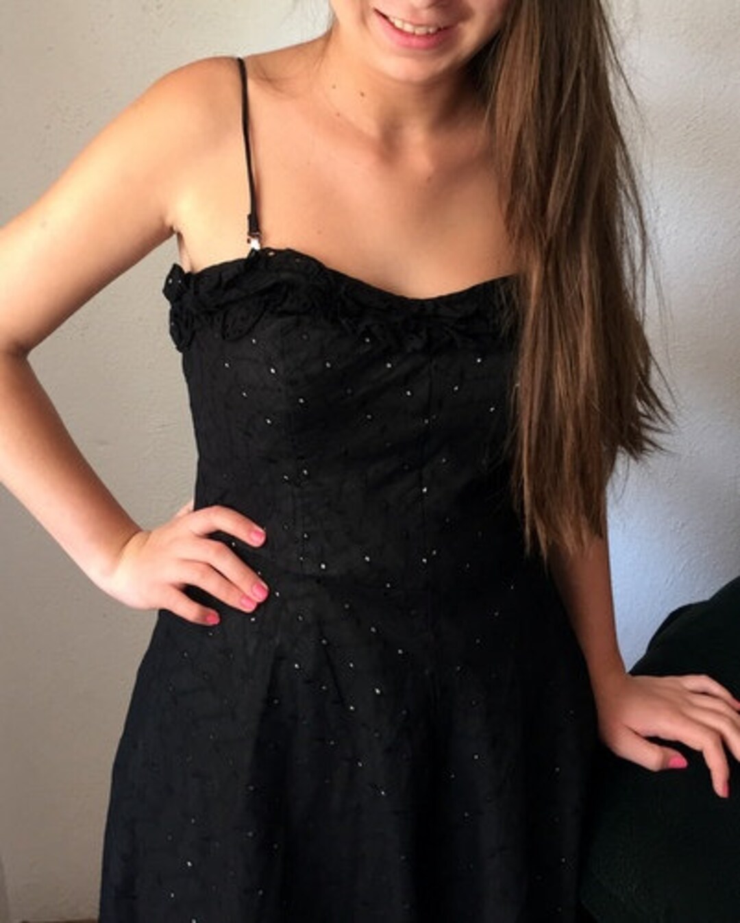 Black Lace Dress, Bridesmaid Dresses, Vintage Lace Dress, Black Goth