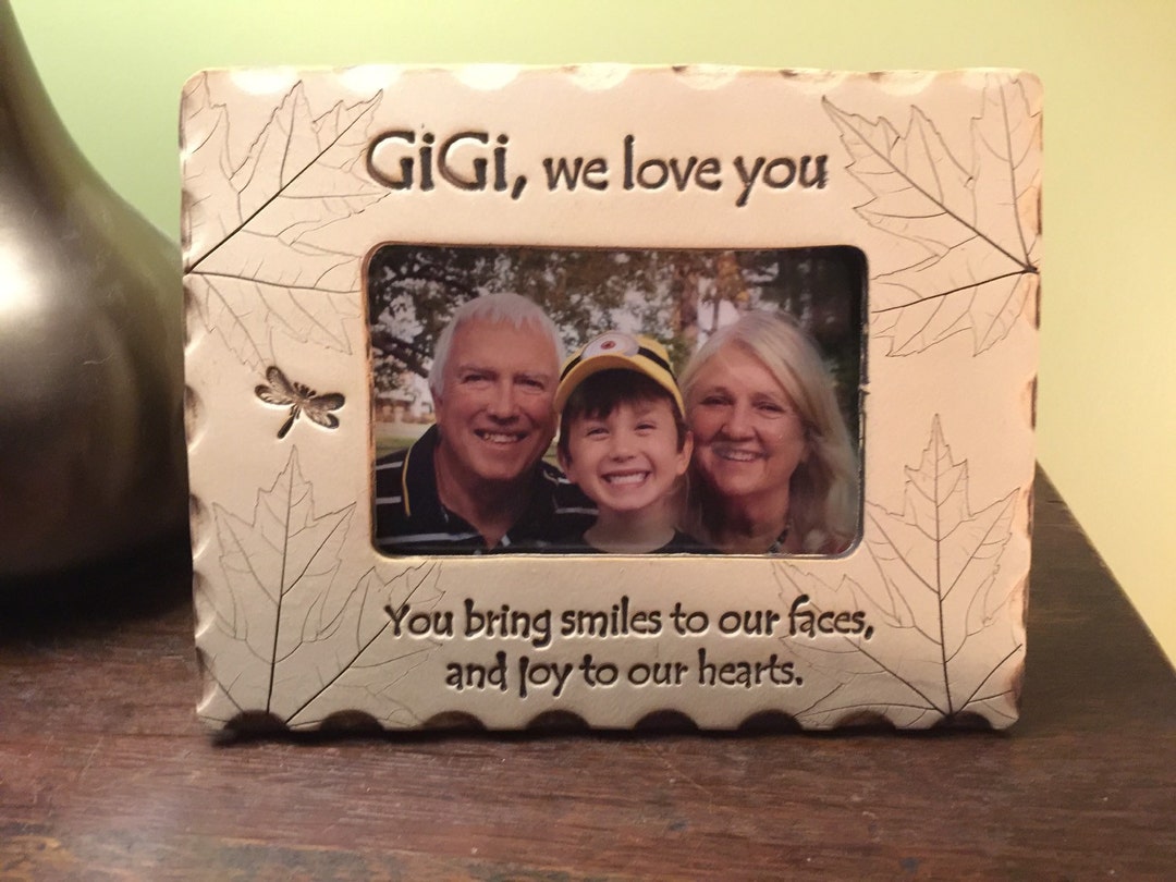 Gigi Picture Frame Gigi We Love You Picture Frame Etsy