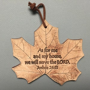 Joshua 24:14, as for me and my house we will serve the Lord, christian gift, house warming gift