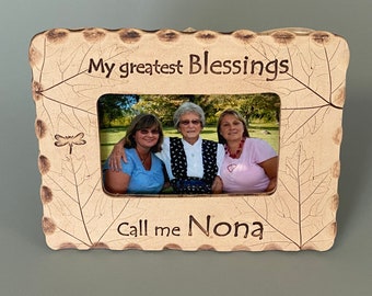 My Greatest Blessings call me Nona stoneware frame