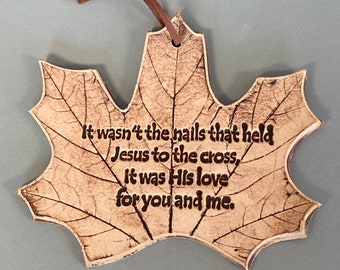 The Love of Christ, Scripture ornament