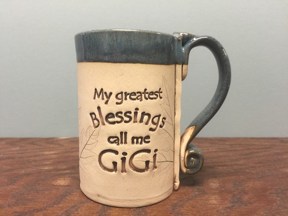 Gigi stoneware mug, gigi gifts
