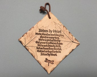 Sisters by heart, friend gift, best friend gifts