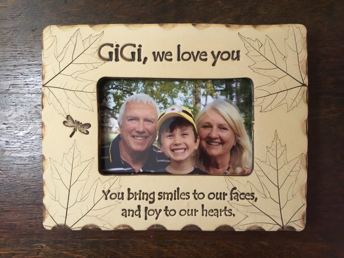 Gigi picture frame gigi we love you picture frame Etsy