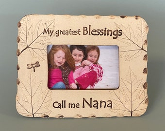 Mis mayores bendiciones llámame Nana marco de gres