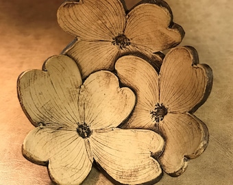Hand made Dogwood Bowl - Easter gift - Mother's Day gift- Soap dish - Candle Holder