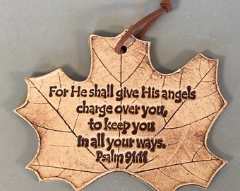 Psalm 91:11, Angels, Scripture ornament