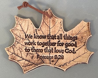 Romans 8:28, Scripture ornament