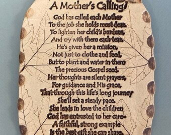 Poema sobre la madre, la vocación de una madre, regalo para mamá