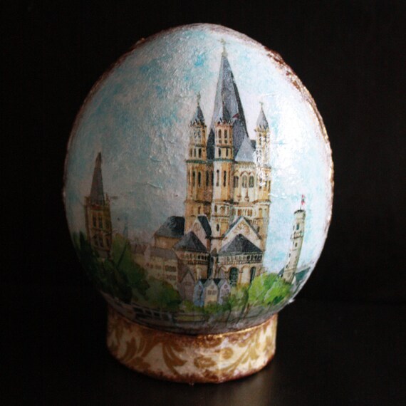 Decorated Ostrich Egg Easter Eggs Pysanky Egg Art Egg Etsy