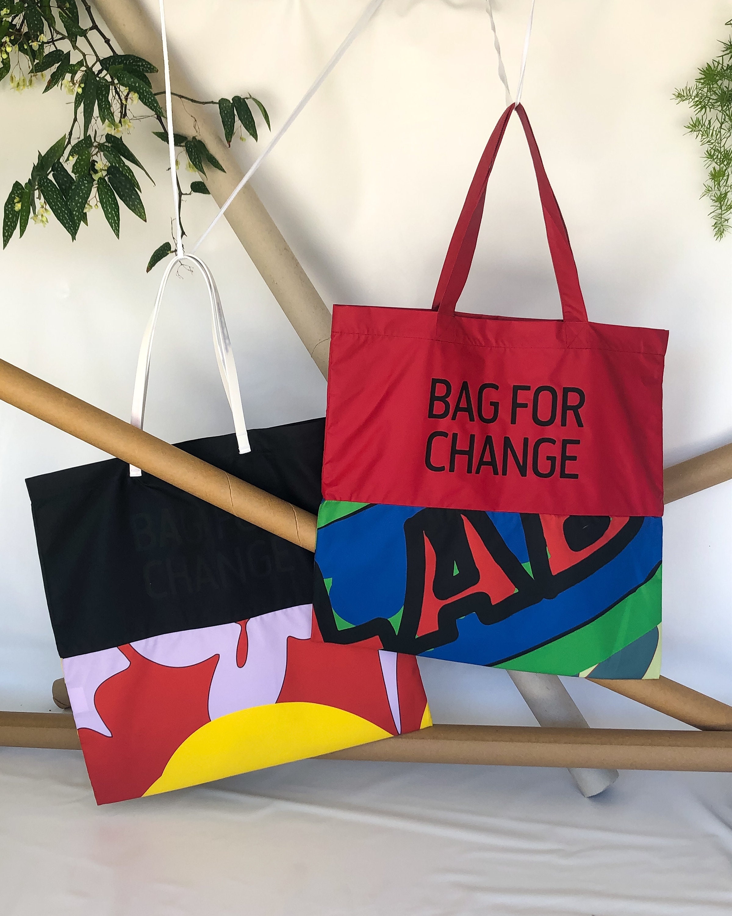 Urban Poster Bag Print and Black Etsy UK