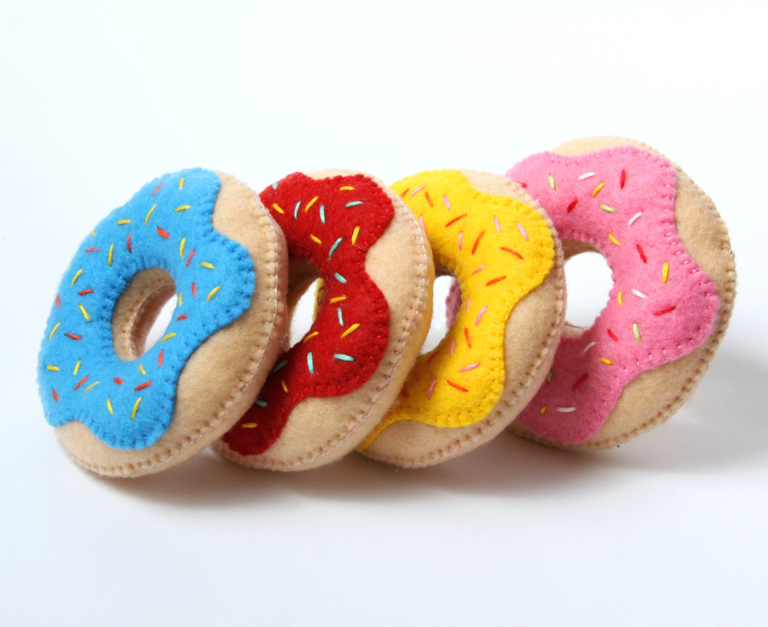 Donut Toy Felt Donut Set of Toys Donuts Etsy