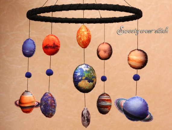 solar system mobile baby